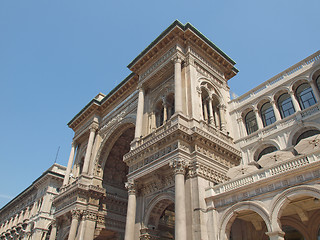 Image showing Galleria Vittorio Emanuele II, Milan