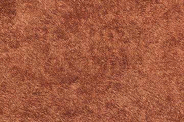 Image showing brown towel texture