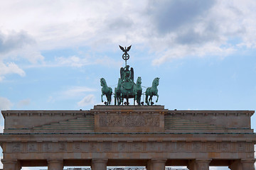 Image showing Brandenburg Gate in Berlin