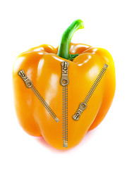 Image showing Orange bell pepper 