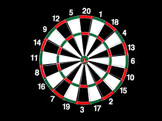 Image showing dart board