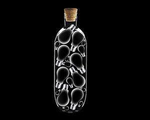 Image showing Glass bottle