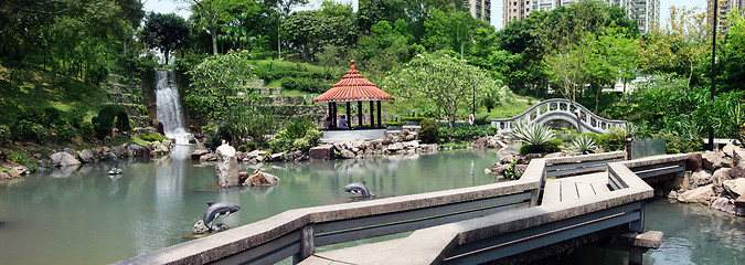 Image showing Park in Hong Kong