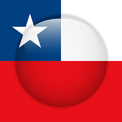 Image showing Chile Flag Glossy Button