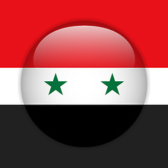 Image showing Syria Flag Glossy Button