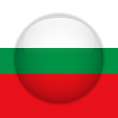 Image showing Bulgaria Flag Glossy Button