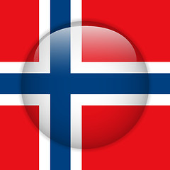 Image showing Norway Flag Glossy Button