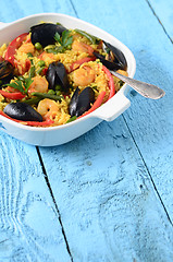 Image showing Paella 