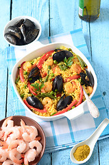 Image showing Paella 