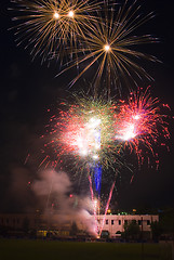 Image showing Fireworks flower