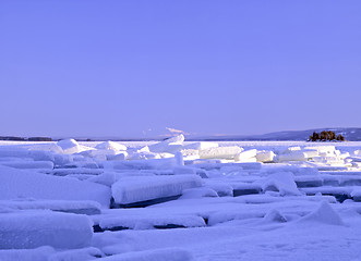 Image showing  frozen lake 