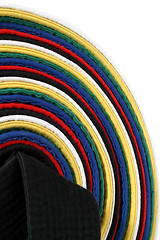 Image showing Martial Arts Belts - vertical