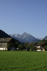 Image showing Alpine farm