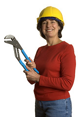 Image showing woman with tools