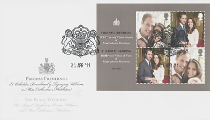 Image showing Prince William and Catherine Middleton, Royal Wedding