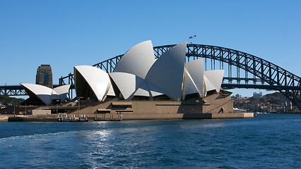 Image showing Sydney Australia Opera House and Bridge