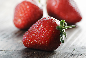 Image showing Strawberries