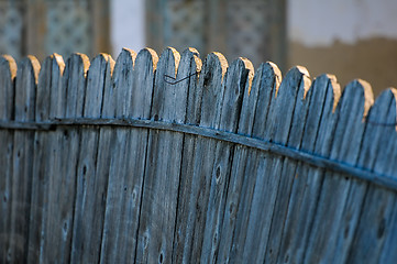 Image showing Wood fence