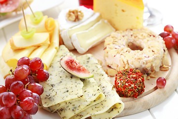Image showing Catering cheese platter