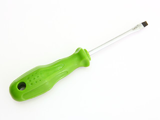 Image showing Screwdriver isolated on a white background