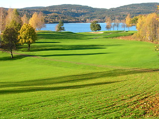 Image showing Bogstad golf course in Oslo.