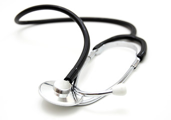 Image showing  stethoscope isolated over a white background. 