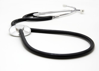 Image showing  stethoscope isolated over a white background. 