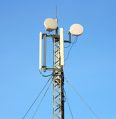 Image showing Aerial mobile communication 