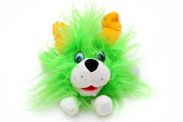 Image showing Children's bright beautiful soft toy 