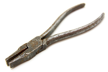 Image showing Flat-nose pliers  on a white background