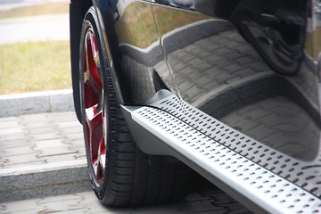 Image showing Footboard of the car 