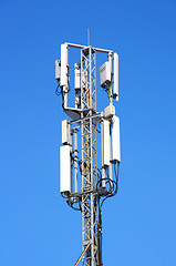 Image showing Aerial mobile communication 