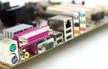 Image showing Computer mainboard 