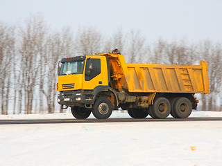 Image showing Freight truck on the road