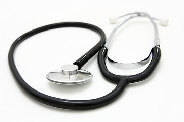 Image showing  stethoscope isolated over a white background. 