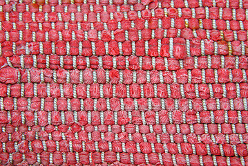 Image showing Structure of a knitted fabric. A photo close up.