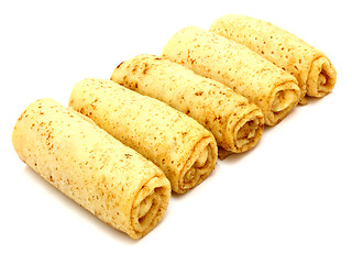 Image showing fried pancakes stuffed 