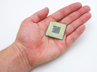 Image showing Processor in hand