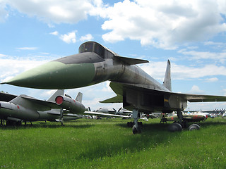 Image showing Moscow, Monino, Russia, the plane of war an a parking