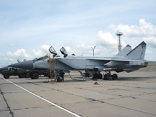 Image showing Soviet fighter MiG-31          