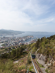 Image showing The FlÃ¸ibanen Funicular