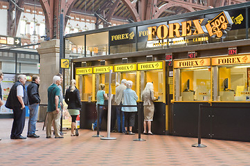 Image showing Money exchange desk