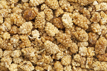 Image showing dried mullberry background