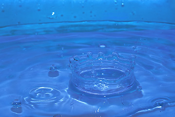 Image showing Splash water drop