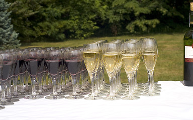 Image showing Wine in glass