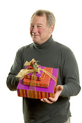 Image showing man with gifts