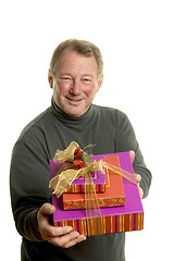 Image showing man with gifts