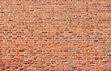 Image showing Red brick wall background