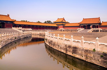 Image showing Canal in Forbidden City