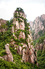 Image showing Huangshan mountain peak